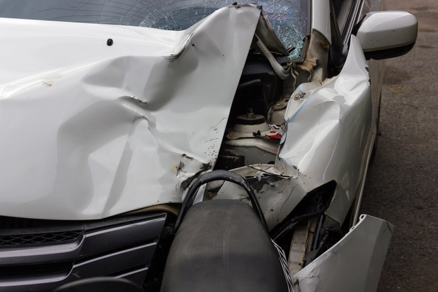 voiture accidentée
